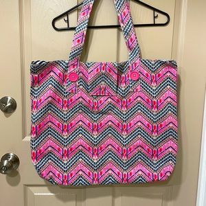 Mark Spring/Summer Beach Tote/Bag Reversible! NWT